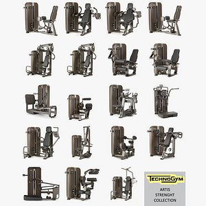 Strenght collection gym Technogym ARTIS group, full set 19 items