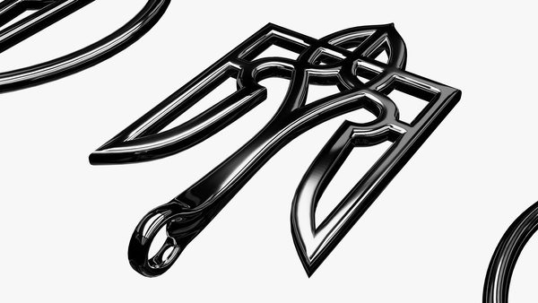 3D Tryzub pendants model - TurboSquid 2014221