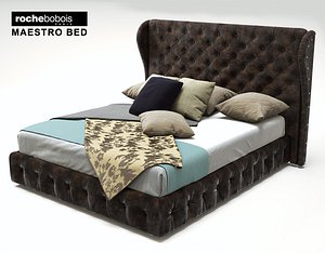 3d rochebobois maestro bed model