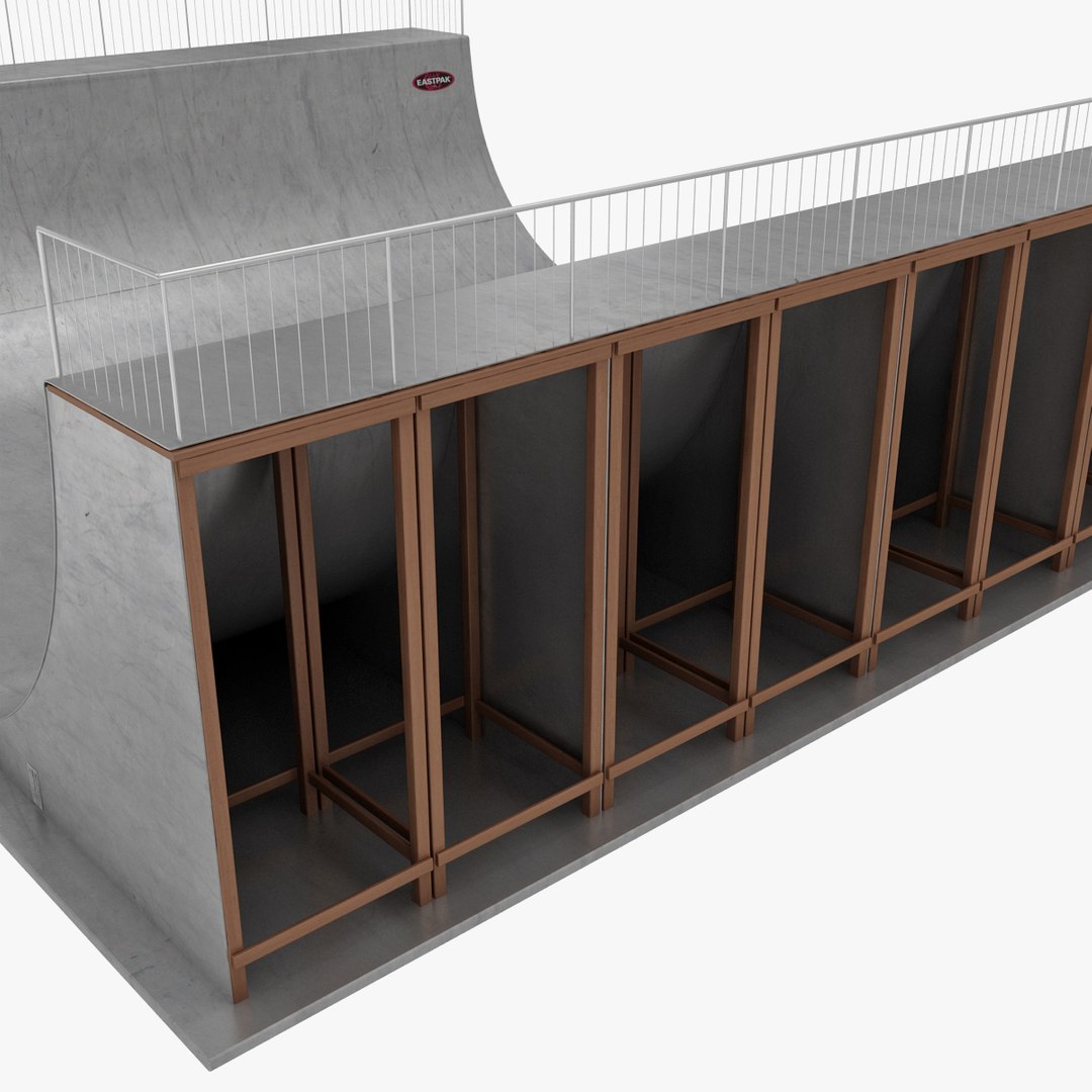 Half Pipe 3d Model