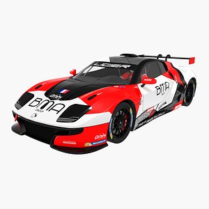 Ligier JS2 R Orhes Racing Team Number 24 3D model