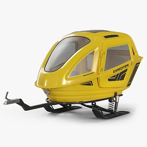 Snowcruiser Expedition Passenger Sled Yellow