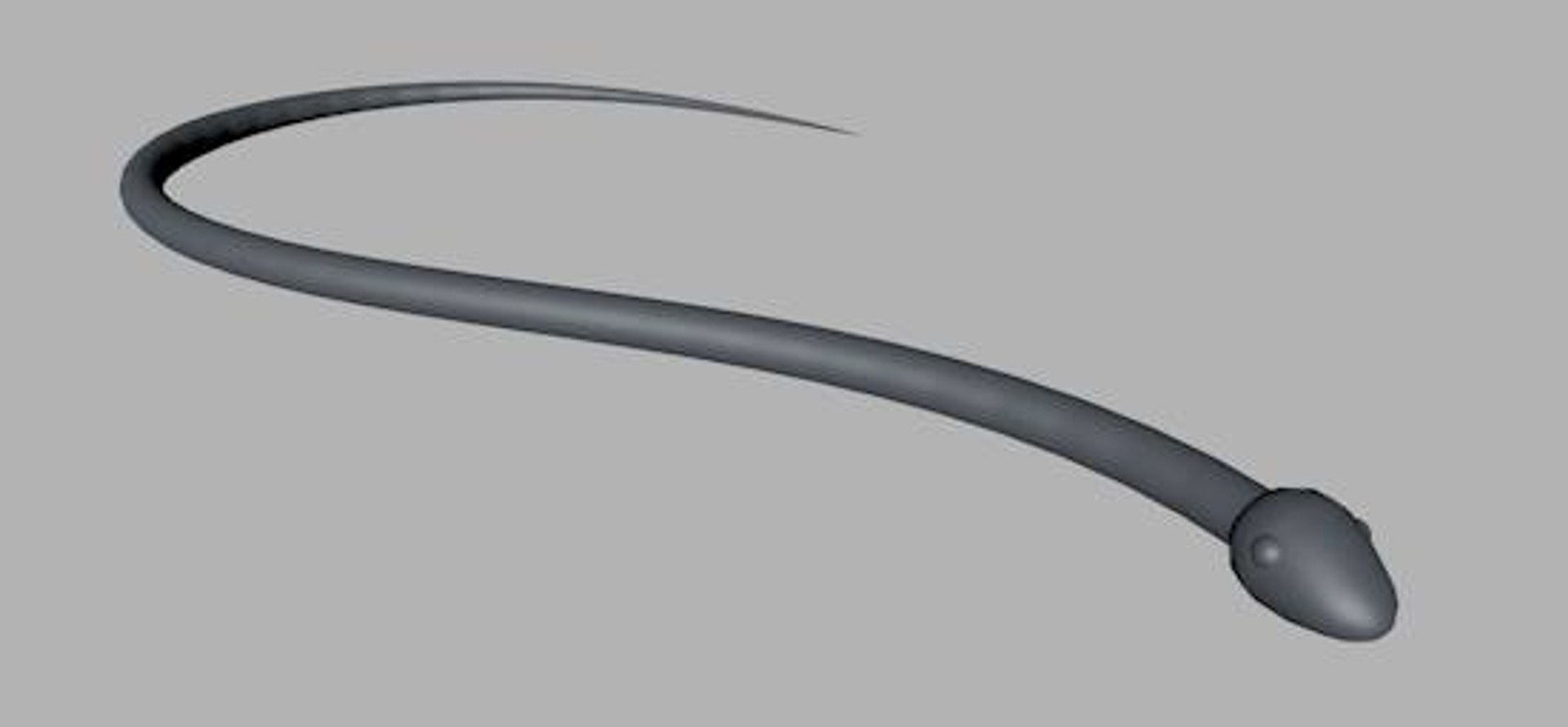 3d Snake Rigged