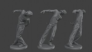 3D model Casual Male Zombie CZ4 0005
