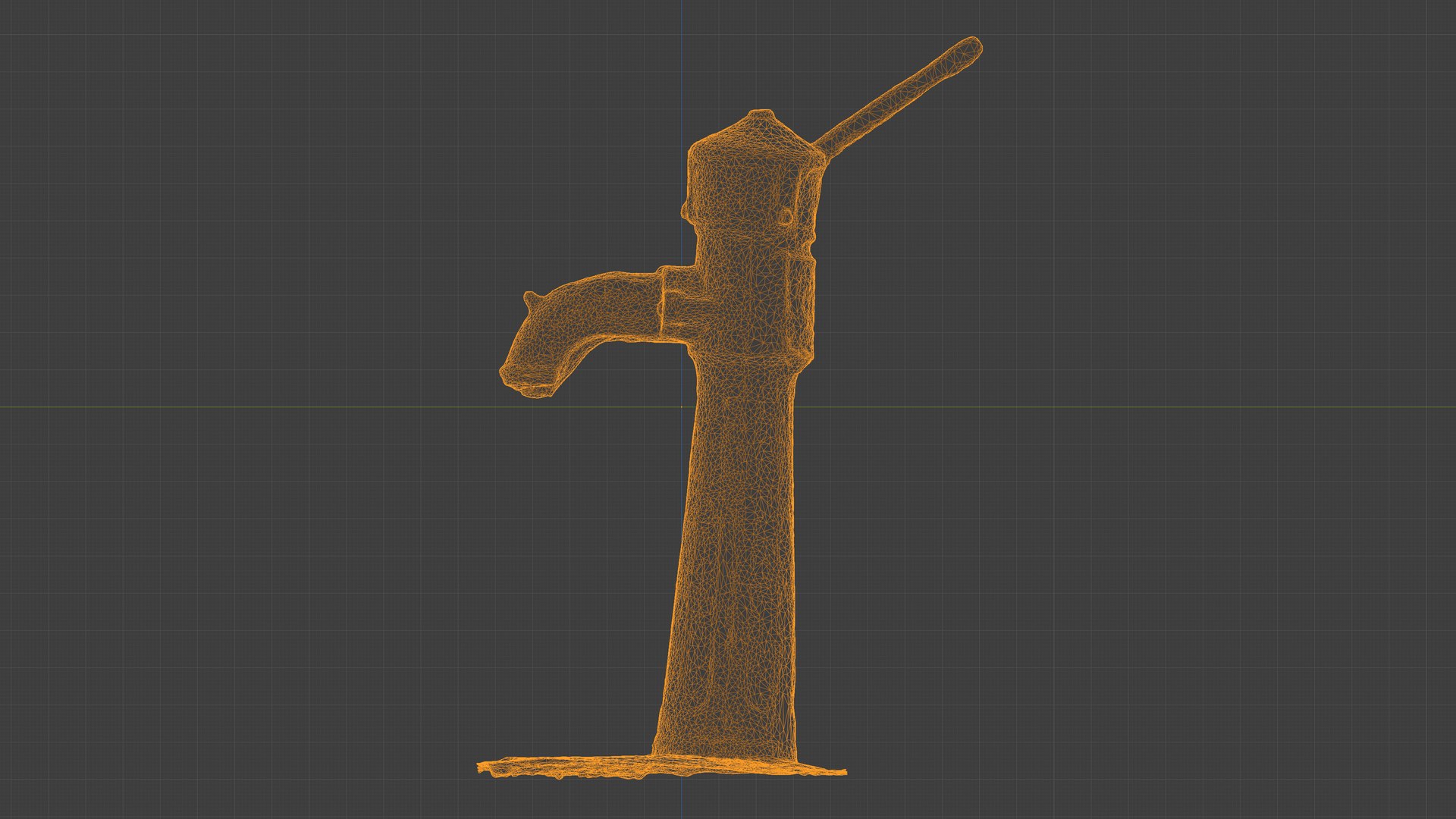 3D Scan Of Old Outdoor Cast Iron Hand Water Pump 3D Model - TurboSquid ...
