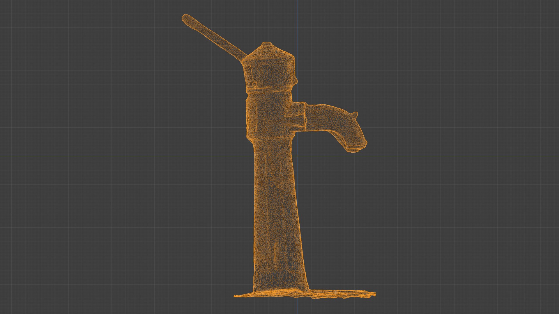 3D Scan Of Old Outdoor Cast Iron Hand Water Pump 3D Model - TurboSquid ...