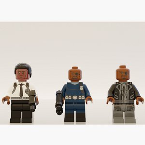 Lego Nick Fury mini pack 3D model