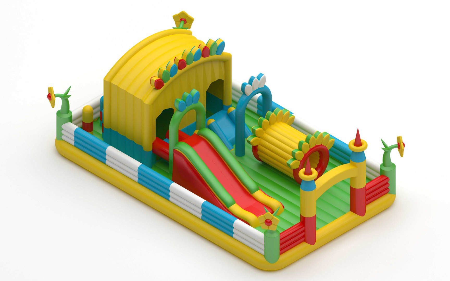 Inflatable Playgrounds 3D - TurboSquid 1835364