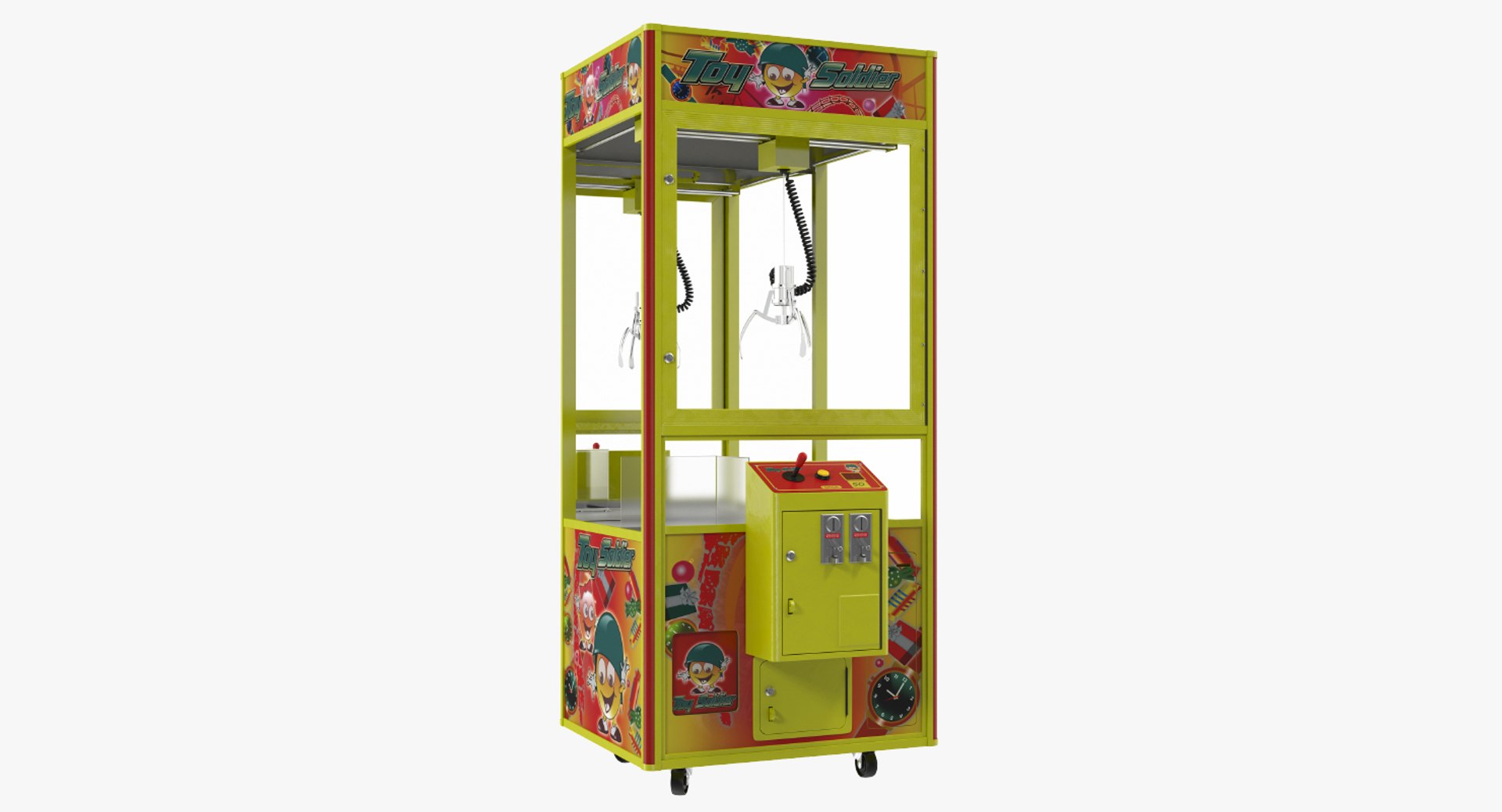 Claw Vending Machine Rigged 3D model preview