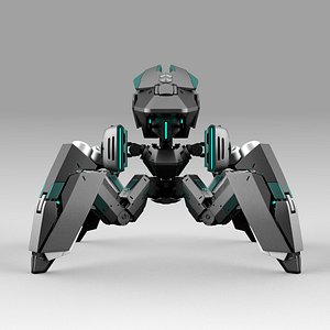 3D robot quadbot 201f