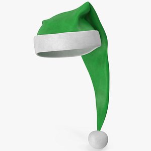 3D Christmas Hat Green v2