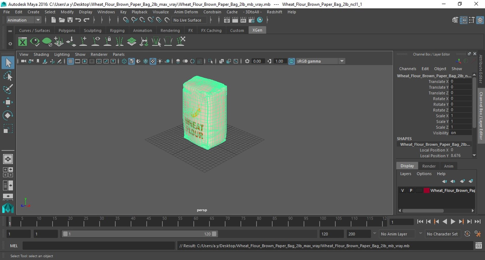 3D Wheat Flour Brown Paper Bag 2lb model https://p.turbosquid.com/ts-thumb/yM/f0EL18/Zv/wheatflourbrownpaperbag2lbvray3dmodel018/jpg/1618469553/1920x1080/fit_q87/7a9c79d763fe8d11b0f658f241e2380b03b1dbc0/wheatflourbrownpaperbag2lbvray3dmodel018.jpg