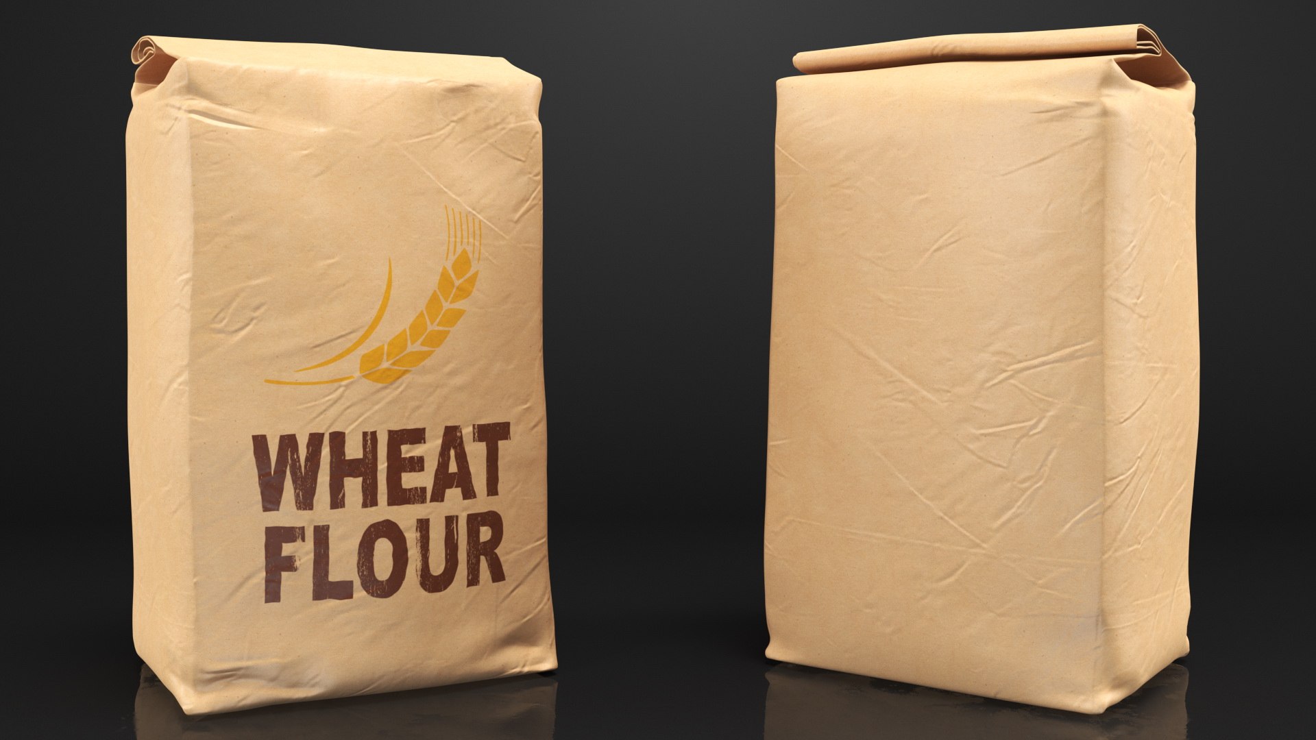 3D Wheat Flour Brown Paper Bag 2lb model https://p.turbosquid.com/ts-thumb/yM/f0EL18/iP/wheatflourbrownpaperbag2lbvray3dmodel013/jpg/1618469488/1920x1080/fit_q87/c0a836c2a47c93bae268f62496462f9bf3c66457/wheatflourbrownpaperbag2lbvray3dmodel013.jpg