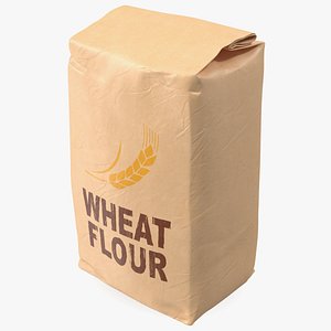 Wheat Flour Brown Paper Bag 2lb