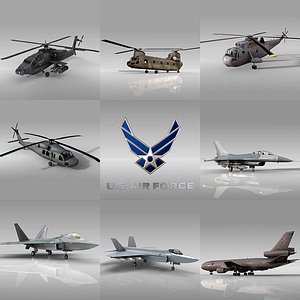 usaf ah sea 3d model