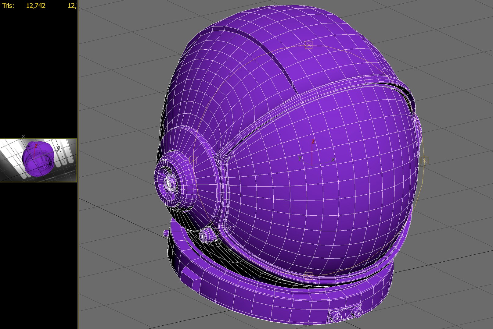 3D Space Helmet 02 PBR Model - TurboSquid 2642712