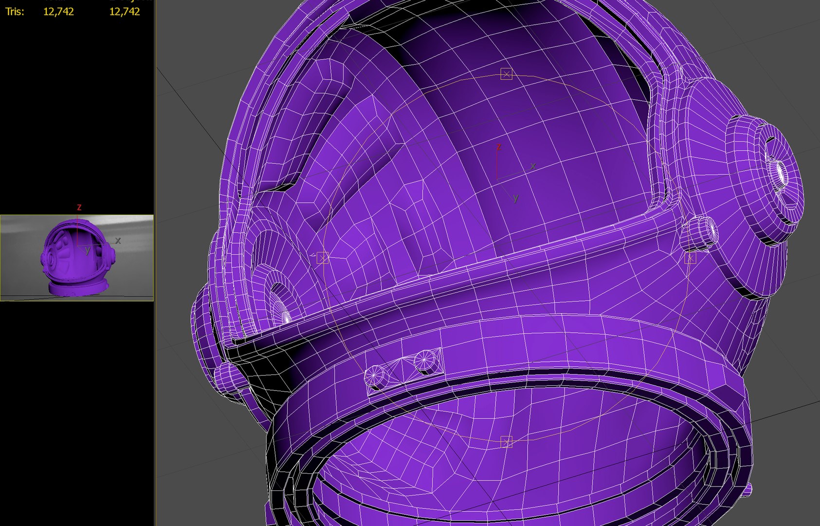 3D Space Helmet 02 PBR Model - TurboSquid 2642712