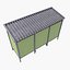 3d model bus shelter
