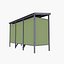3d model bus shelter