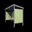 3d model bus shelter