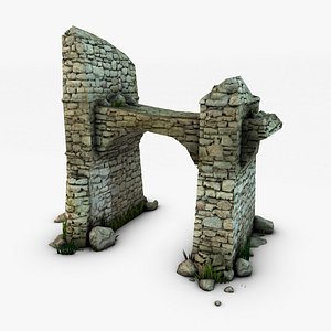 ruins rocks 3d max