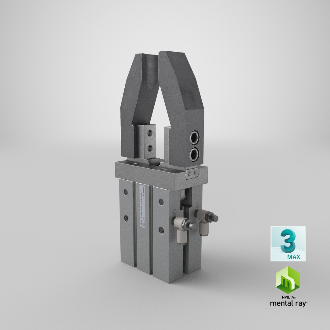 Parallel Gripper 3D model https://p.turbosquid.com/ts-thumb/yM/s2WhDN/K3/stemcell_max_mental_ray_render/png/1673115767/1920x1080/fit_q87/bc63362855439cf2b15cd6156cd4bd875a702414/stemcell_max_mental_ray_render.jpg