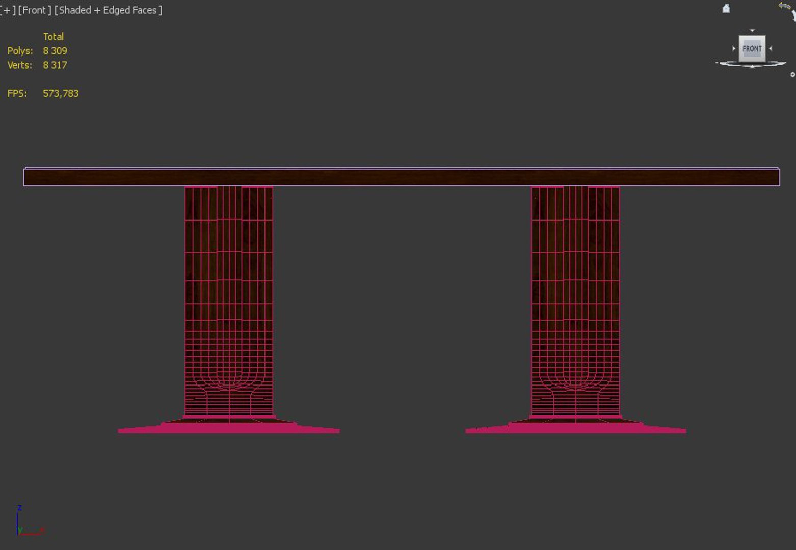 Baker Beekman Dining Table 3D Model 1147135 TurboSquid