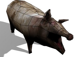 pig games 3d model