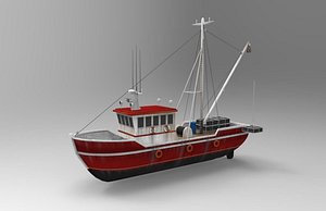 3D boat ship fish | 1146356 | TurboSquid