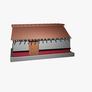 tribal mud houseIndia 3D model