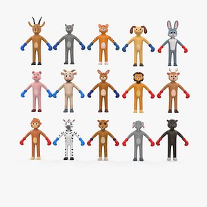 Animal Animated Pack 1 3D model