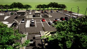 Public Car Park Area