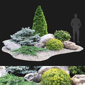 Creeping juniper 3D model - TurboSquid 1540027