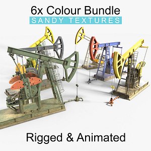 Generic Oil Pump Jack Desert Sandy - 6 Colour variations