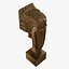 Statua in bronzo Testa di donna Amedeo Modigliani modello 3d