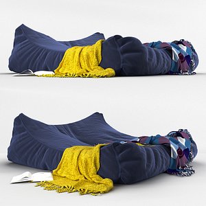 3D lounger furniture model