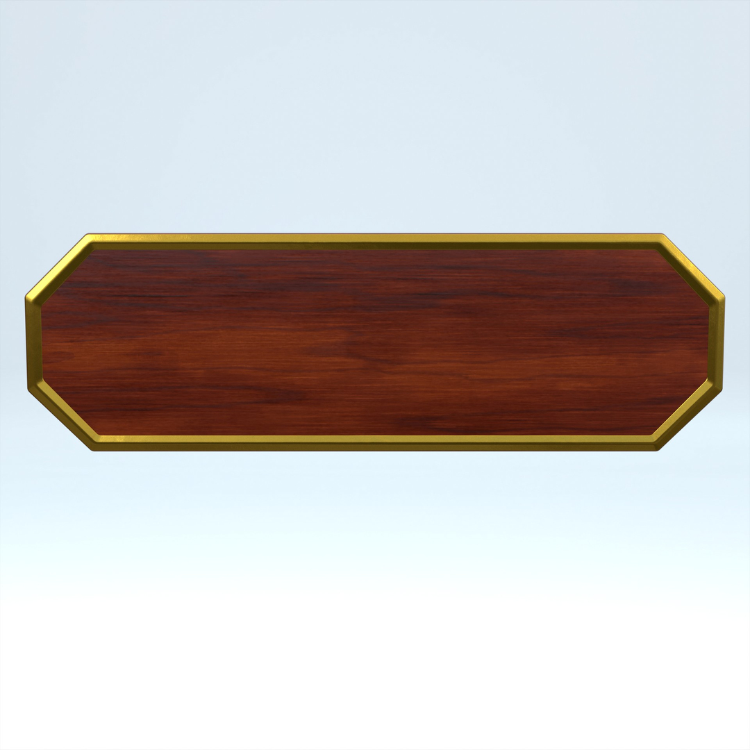3D Wooden Nameplate model https://p.turbosquid.com/ts-thumb/yN/T9O4Jb/LW/animation/jpg/1773960008/1920x1080/turn_fit_q99/93274927575d2ea11f255c5ffe9ff7ea41895c0b/animation-1.jpg