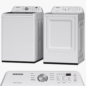 Samsung Top Load Washer and Dryer 3D model