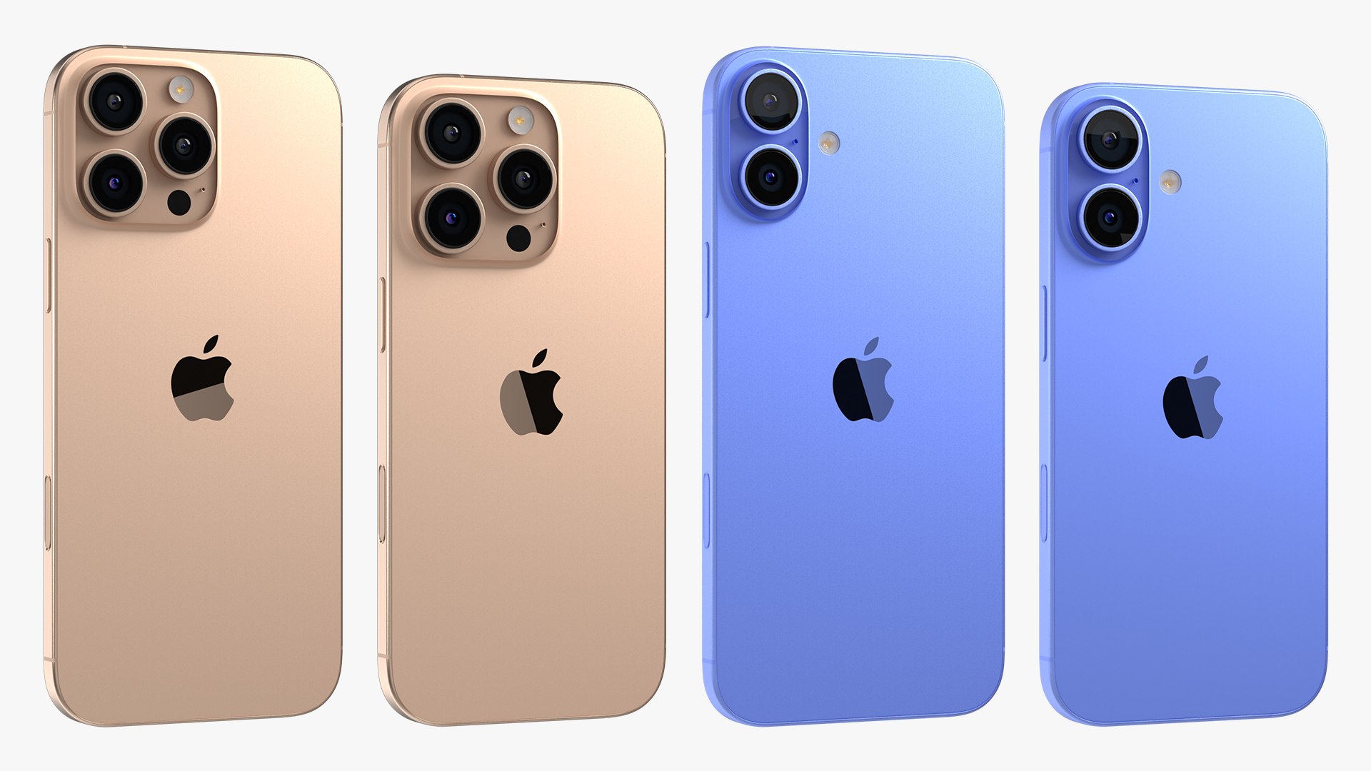 3D Apple IPhone 16 And Plus And Pro And Pro Max - TurboSquid 2283719