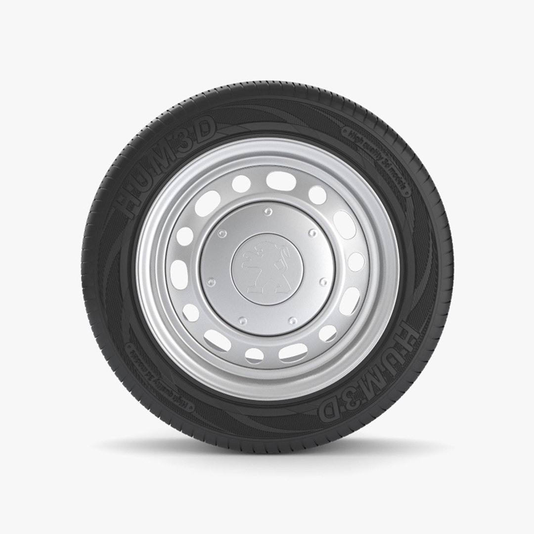 modelo 3d Peugeot Partner Rim 001 - TurboSquid 1992127