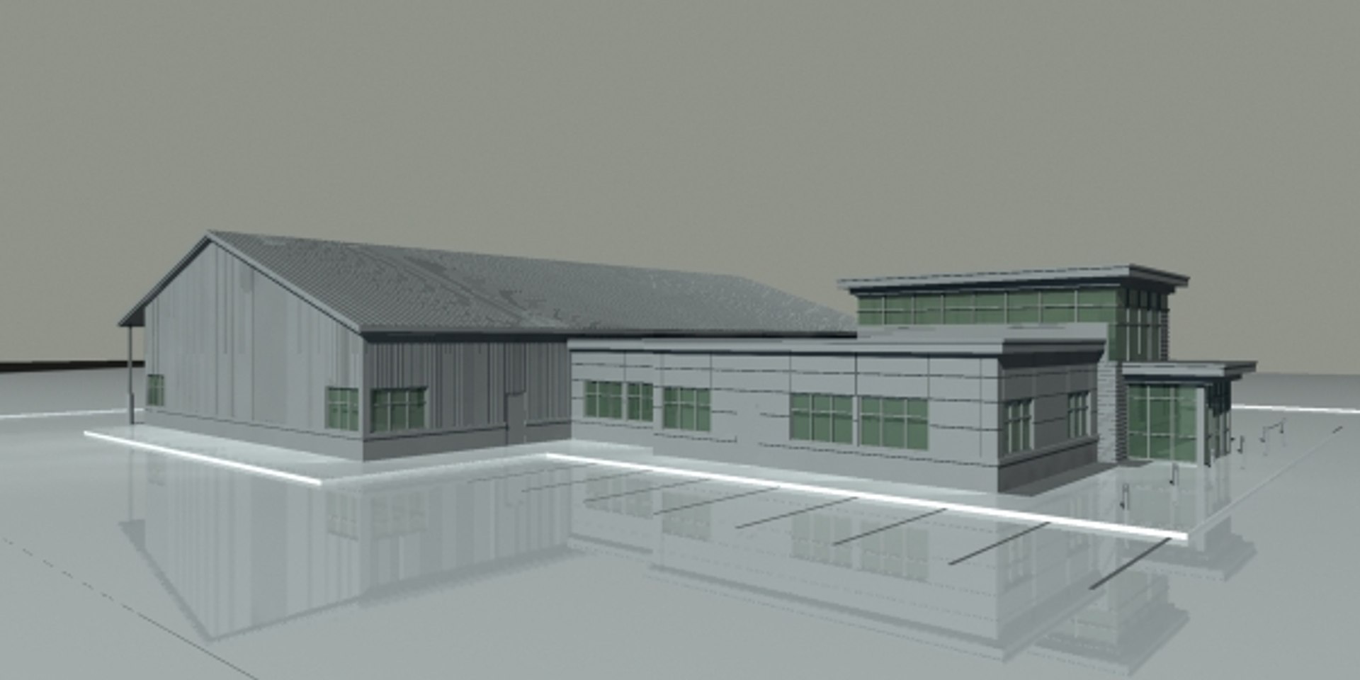 Office Building Structure 3d Max