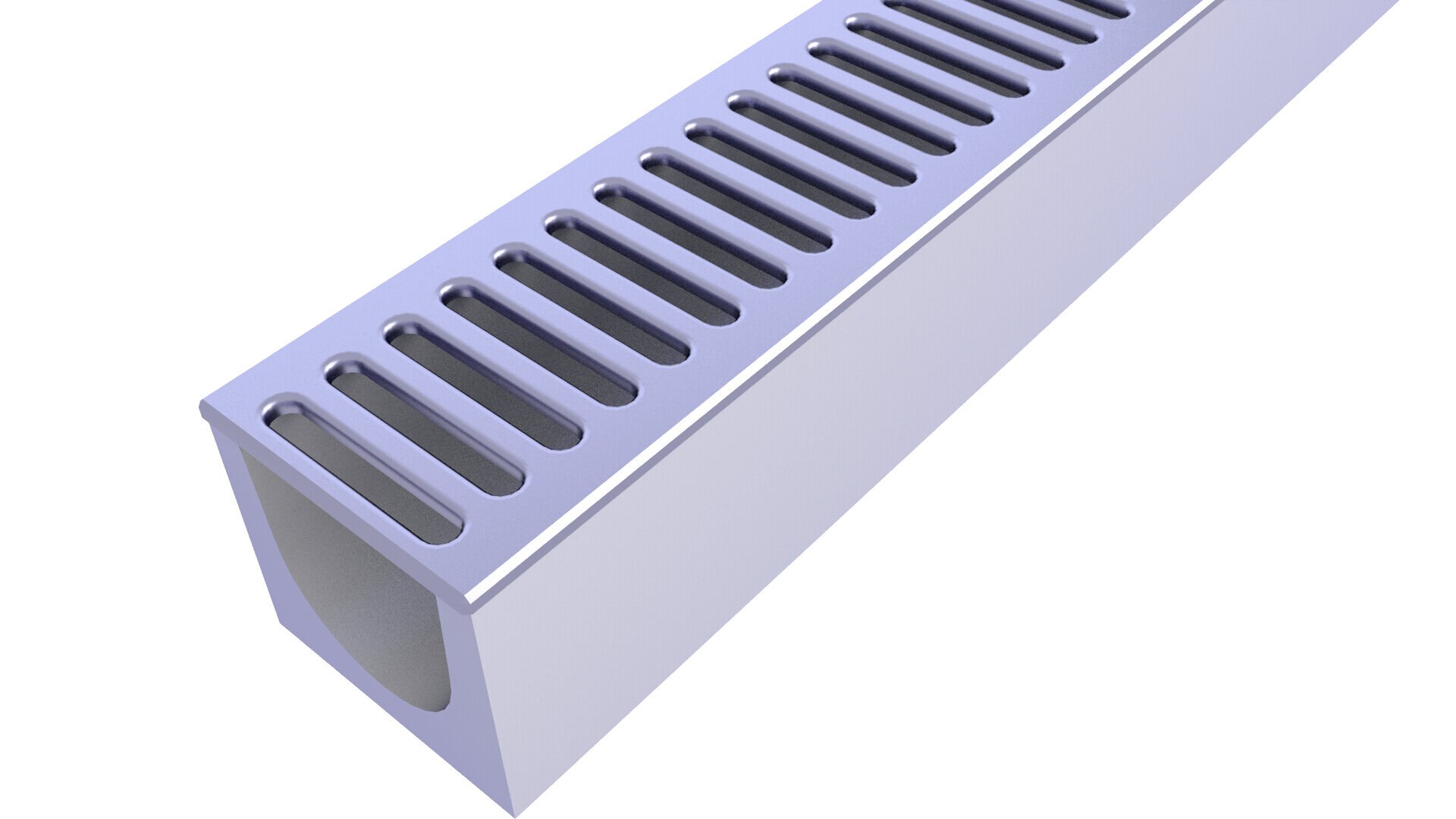 3D Trench Drain Grate Channel 1 Model TurboSquid 1979920