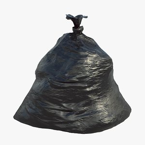 3D garbage bag model