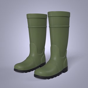 Rain Boots -- Textured