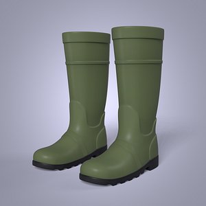 Rain Boots -- Textured