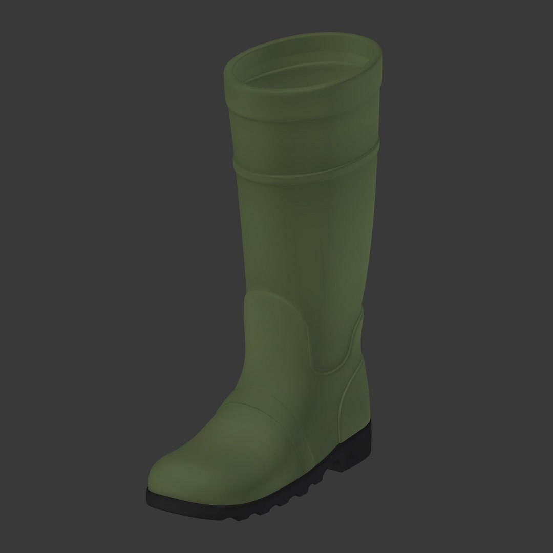 3D rain boots model - TurboSquid 1312296