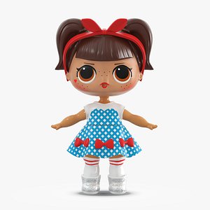 3D lol doll dressed model
