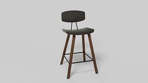 Cushioned Bar Stool
