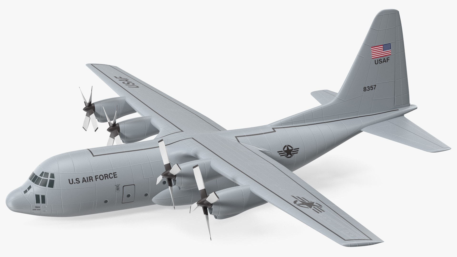 Hercules C130 Scale Model 3D model preview