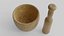Mortar and pestle